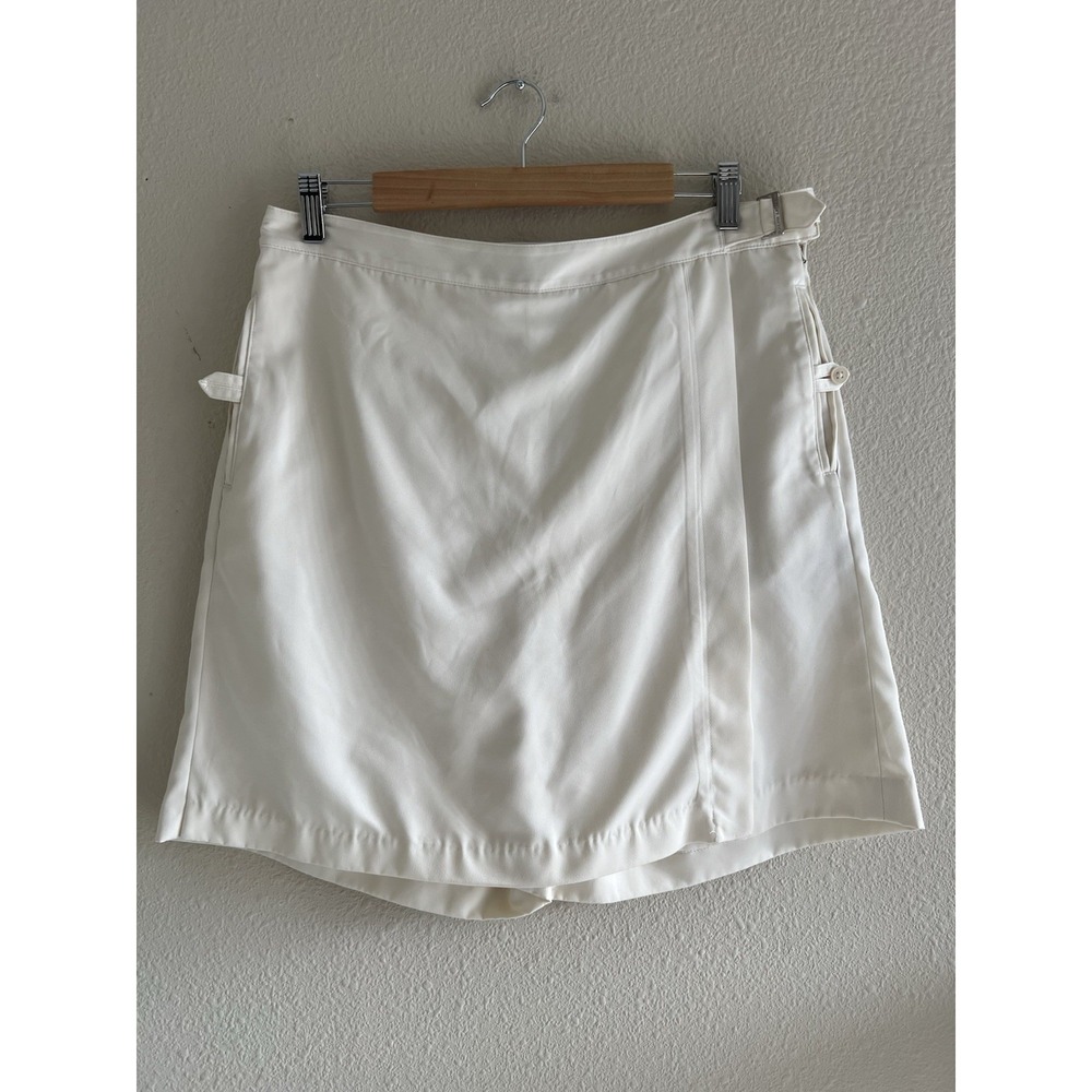 Ralph Lauren Golf Vintage Ivory Skort Wrap Sz.10 Preppy Sporty Tennis Casual